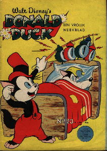 Front cover: Donald Duck - 1956 - Nr. 23