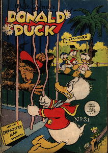 Front cover: Donald Duck - 1956 - Nr. 31