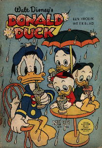 Front cover: Donald Duck - 1956 - Nr. 35