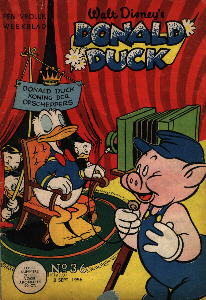 Front cover: Donald Duck - 1956 - Nr. 36