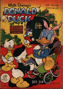 Front cover: Donald Duck - 1956 - Nr. 39