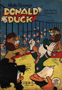 Front cover: Donald Duck - 1956 - Nr. 44