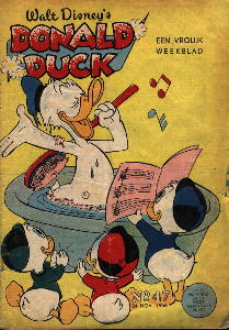 Front cover: Donald Duck - 1956 - Nr. 47