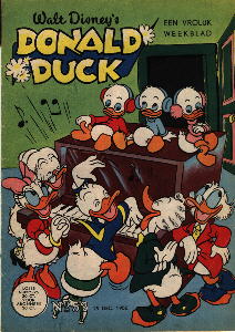 Front cover: Donald Duck - 1956 - Nr. 52