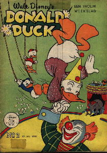 Front cover: Donald Duck - 1957 - Nr. 02