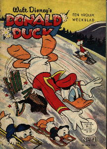 Front cover: Donald Duck - 1957 - Nr. 04