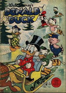 Front cover: Donald Duck - 1957 - Nr. 06