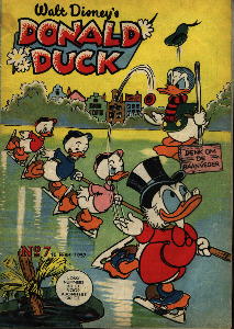 Front cover: Donald Duck - 1957 - Nr. 07