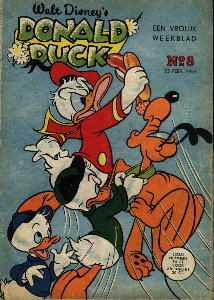 Front cover: Donald Duck - 1957 - Nr. 08