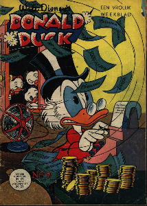 Front cover: Donald Duck - 1957 - Nr. 09