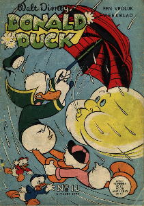 Front cover: Donald Duck - 1957 - Nr. 11