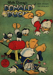 Front cover: Donald Duck - 1957 - Nr. 14