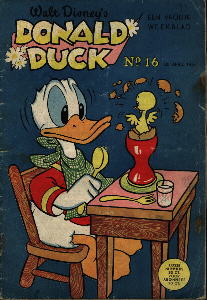 Front cover: Donald Duck - 1957 - Nr. 16