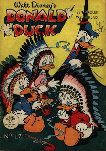 Front cover: Donald Duck - 1957 - Nr. 17