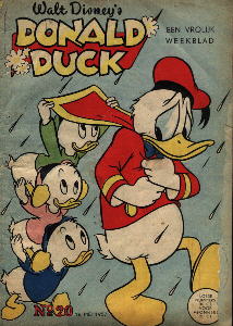 Front cover: Donald Duck - 1957 - Nr. 20