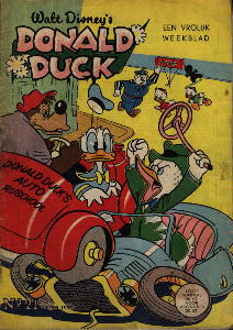 Front cover: Donald Duck - 1957 - Nr. 21