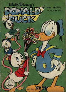 Front cover: Donald Duck - 1957 - Nr. 22