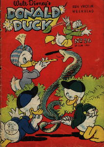 Front cover: Donald Duck - 1957 - Nr. 26