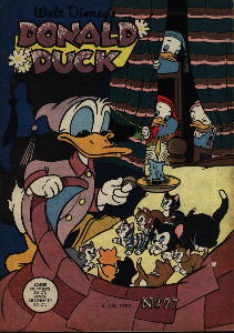 Front cover: Donald Duck - 1957 - Nr. 27