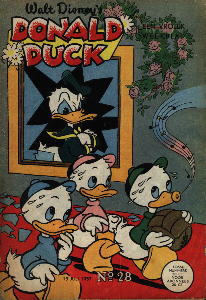 Front cover: Donald Duck - 1957 - Nr. 28