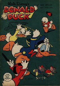 Front cover: Donald Duck - 1957 - Nr. 29