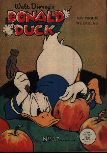 Front cover: Donald Duck - 1957 - Nr. 37