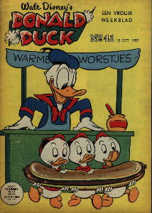 Front cover: Donald Duck - 1957 - Nr. 41