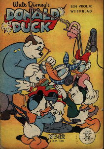 Front cover: Donald Duck - 1957 - Nr. 42