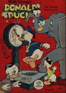 Front cover: Donald Duck - 1957 - Nr. 44