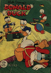 Front cover: Donald Duck - 1957 - Nr. 45