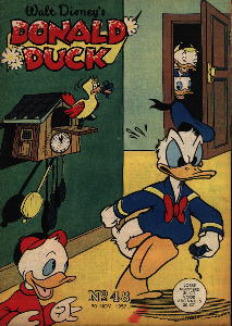 Front cover: Donald Duck - 1957 - Nr. 48