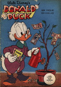 Front cover: Donald Duck - 1957 - Nr. 51