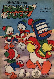 Front cover: Donald Duck - 1958 - Nr. 04