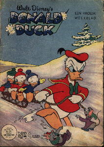 Front cover: Donald Duck - 1958 - Nr. 06