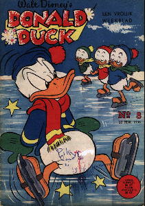 Front cover: Donald Duck - 1958 - Nr. 08