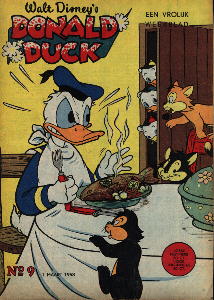 Front cover: Donald Duck - 1958 - Nr. 09