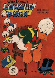 Front cover: Donald Duck - 1958 - Nr. 10