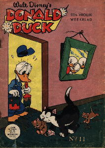 Front cover: Donald Duck - 1958 - Nr. 11