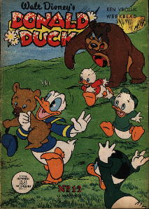 Front cover: Donald Duck - 1958 - Nr. 12