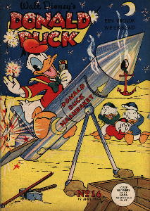 Front cover: Donald Duck - 1958 - Nr. 16