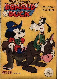 Front cover: Donald Duck - 1958 - Nr. 19