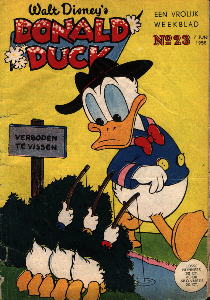 Front cover: Donald Duck - 1958 - Nr. 23