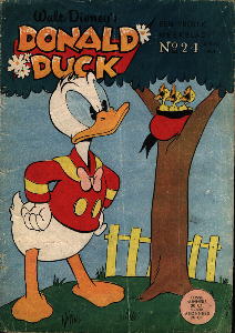 Front cover: Donald Duck - 1958 - Nr. 24