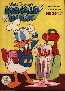 Front cover: Donald Duck - 1958 - Nr. 25