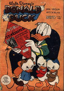 Front cover: Donald Duck - 1958 - Nr. 27