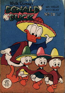 Front cover: Donald Duck - 1958 - Nr. 28