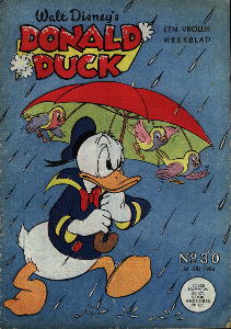 Front cover: Donald Duck - 1958 - Nr. 30