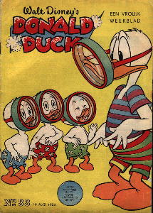 Front cover: Donald Duck - 1958 - Nr. 33