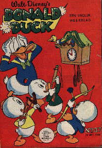 Front cover: Donald Duck - 1958 - Nr. 37