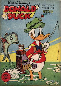 Front cover: Donald Duck - 1958 - Nr. 38